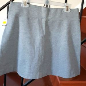 GRAY PONTE SKIRT